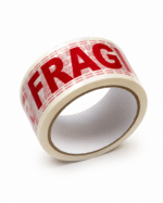 CINTA FRAGIL BLANCA AUTOADHESIVA 48mm x 50mts
