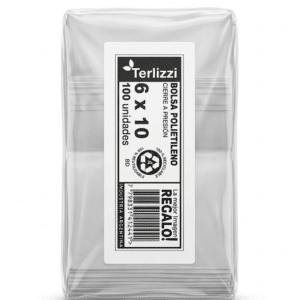 BOLSA CON CIERRE  6x10 x100un