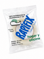 CINTA AUTOADHESIVA TRANSPARENTE 12mm x 30mts