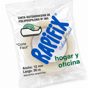 CINTA AUTOADHESIVA TRANSPARENTE 12mm x 30mts