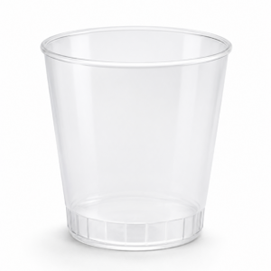 VASO CONICO TRANSPARENTE x10un