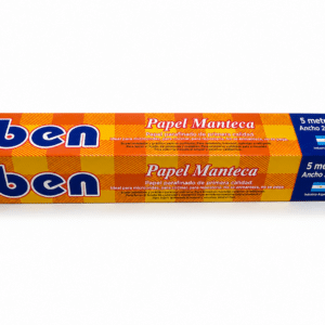 ROLLO PAPEL MANTECA 30cm x 5mts