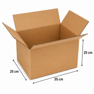 CAJA de CARTON 35-25-25