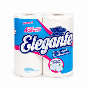 PAPEL HIGIÉNICO 4 rollos x 30mts HOJA SIMPLE