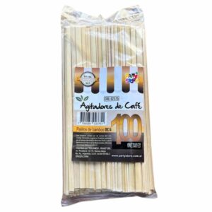 AGITADOR DE CAFÉ BAMBÚ x100