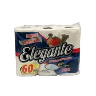 ROLLO DE COCINA 3 rollos x 60 hojas