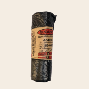 BOLSAS DE RESIDUOS 45x60 NEGRAS x20 unidades