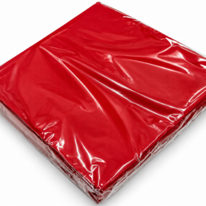 SERVILLETAS ROJAS LISAS x20un