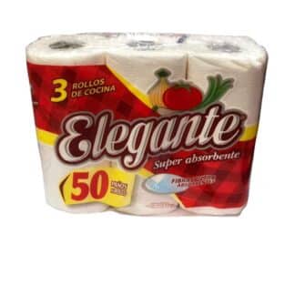 ROLLO DE COCINA 3 rollos x 50 hojas