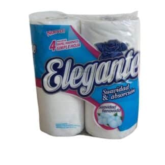 PAPEL HIGIÉNICO 4 rollos x 30mts HOJA SIMPLE