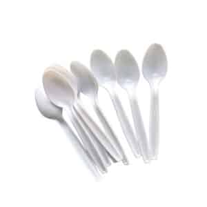 CUCHARAS PLÁSTICAS BLANCAS GRANDES x50un