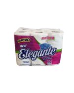 BOLSÓN PAPEL HIGIÉNICO 12 rollos x 30mts ALOE VERA HOJA SIMPLE