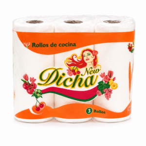 ROLLO DE COCINA 3 rollos x 40 hojas