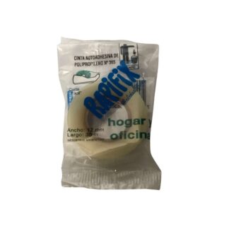 CINTA AUTOADHESIVA TRANSPARENTE 12mm x 30mts
