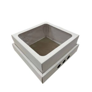 CAJA BOX CON VISOR 22x22