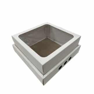 CAJA BOX CON VISOR 22x22