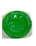 PLATO PLASTICO VERDE CHICO 17cm x50un