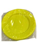 PLATO PLASTICO AMARILLO CHICO 17cm x50un