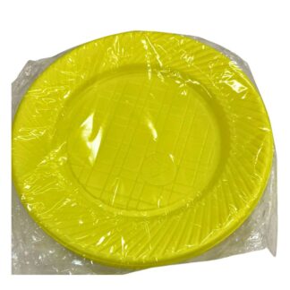 PLATO PLASTICO AMARILLO CHICO 17cm x50un