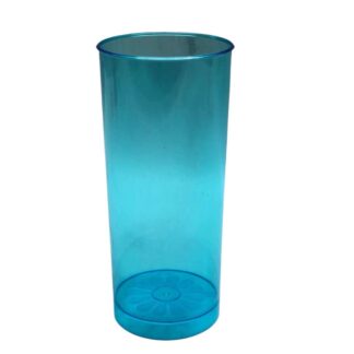 VASO TRAGO LARGO AZUL x5un