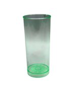 VASO TRAGO LARGO VERDE x5un