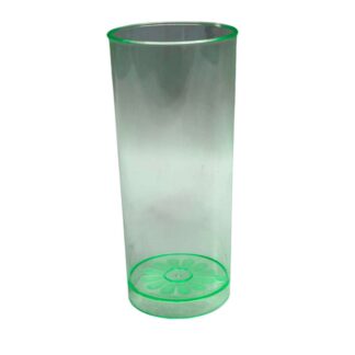 VASO TRAGO LARGO VERDE x5un