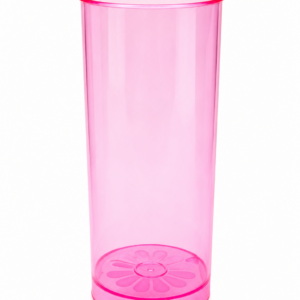 VASO TRAGO LARGO ROSA x5un