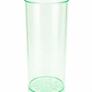 VASO TRAGO LARGO VERDE x5un