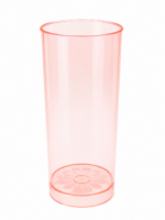VASO TRAGO LARGO NARANJA x5un