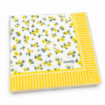 SERVILLETAS FLORCITAS AMARILLAS x20un