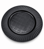 PLATO PLASTICO NEGRO CHICO 17cm x50un
