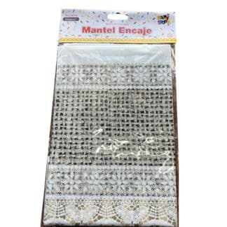 MANTEL PLÁSTICO ENCAJE