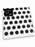 SERVILLETAS LUNARES NEGROS x20un