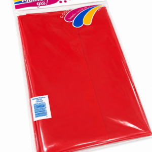 MANTEL PLÁSTICO ROJO