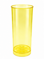 VASO TRAGO LARGO AMARILLO x5un