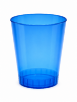 VASO CONICO AZUL x10un