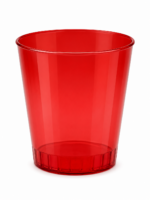 VASO CONICO ROJO x10un