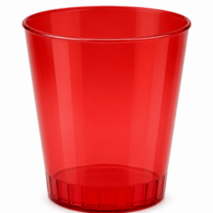 VASO CONICO ROJO x10un